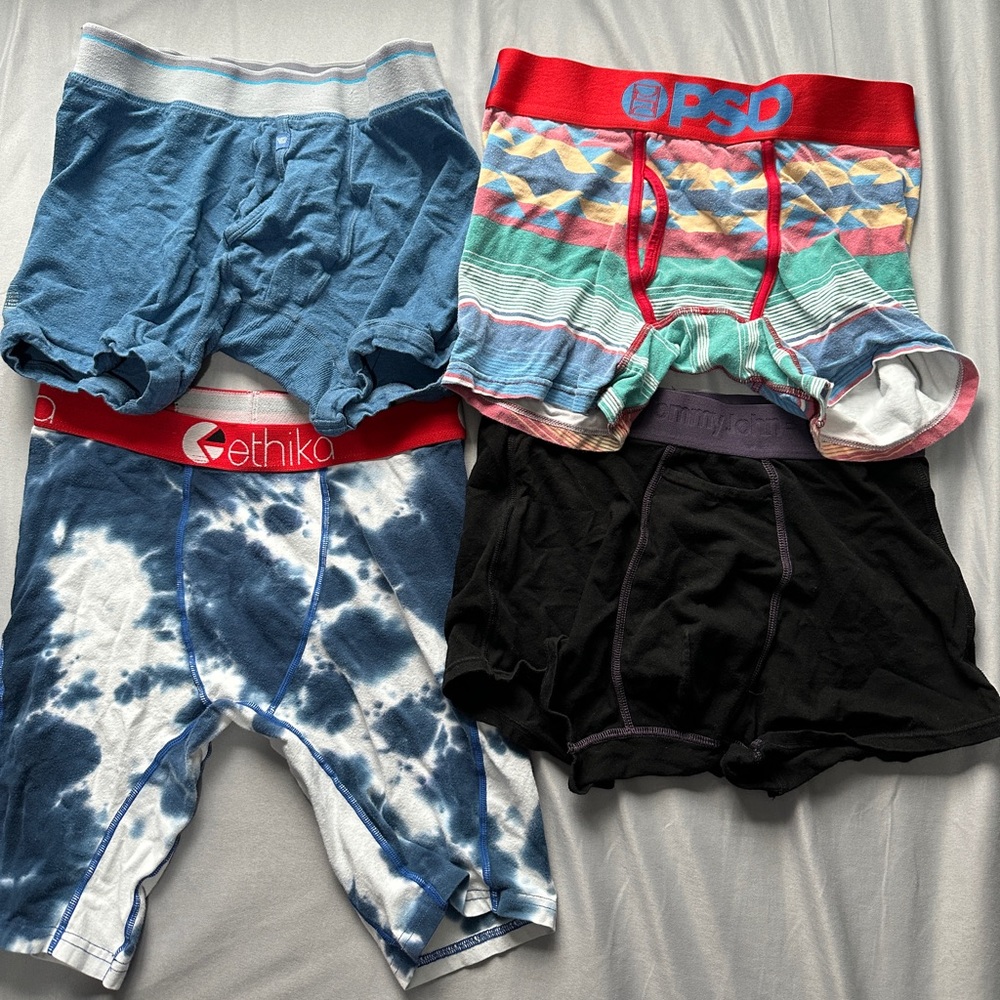 Bundle of four pairs of men’s underwear